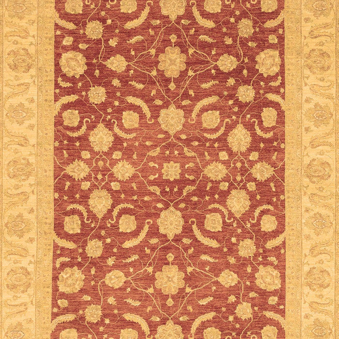 Machine Washable Oriental Brown Traditional Rug, wshabs3661brn