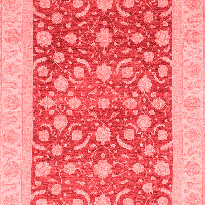 Machine Washable Oriental Red Traditional Rug, wshabs3661red