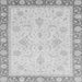 Square Machine Washable Abstract Gray Modern Rug, wshabs3662gry