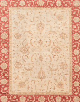 Machine Washable Abstract Pastel Orange Rug, wshabs3662