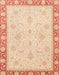 Machine Washable Abstract Pastel Orange Rug, wshabs3662