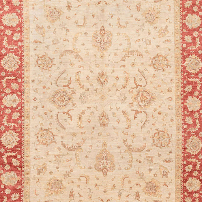 Machine Washable Abstract Pastel Orange Rug, wshabs3662