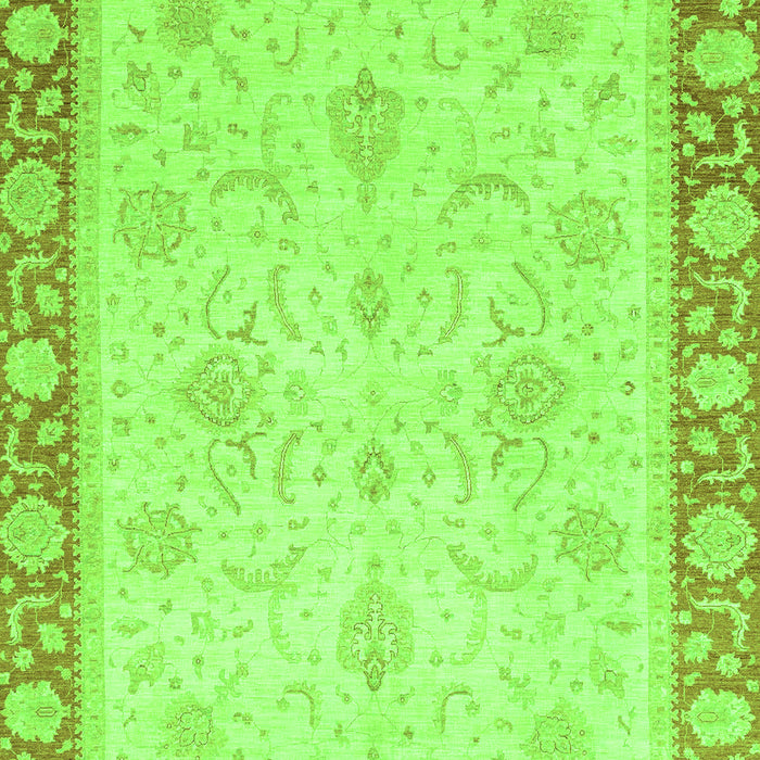 Machine Washable Abstract Green Modern Area Rugs, wshabs3662grn