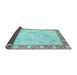 Sideview of Abstract Light Blue Modern Rug, abs3662lblu