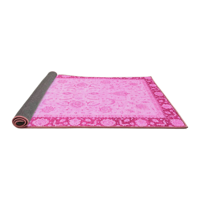 Sideview of Abstract Pink Modern Rug, abs3662pnk
