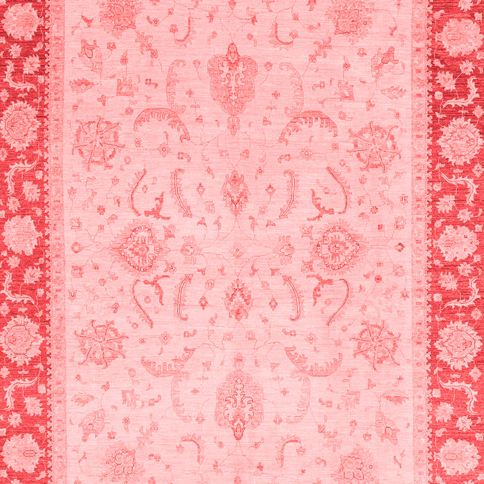 Machine Washable Abstract Red Modern Rug, wshabs3662red