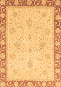 Abstract Brown Modern Rug, abs3662brn