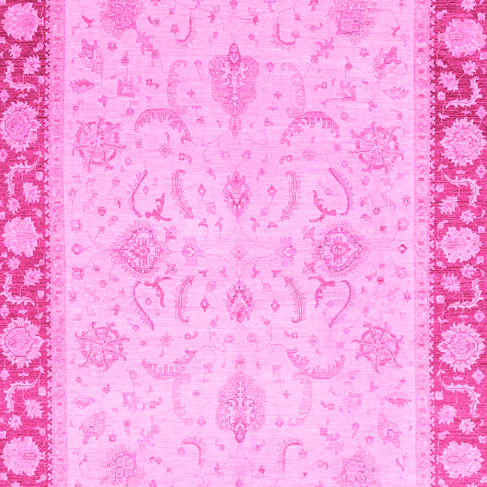 Machine Washable Abstract Pink Modern Rug, wshabs3662pnk