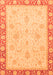 Machine Washable Abstract Orange Modern Area Rugs, wshabs3662org