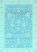 Oriental Light Blue Traditional Rug, abs3663lblu