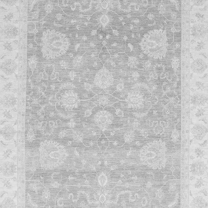 Machine Washable Oriental Gray Traditional Rug, wshabs3663gry