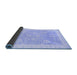 Sideview of Oriental Blue Traditional Rug, abs3663blu