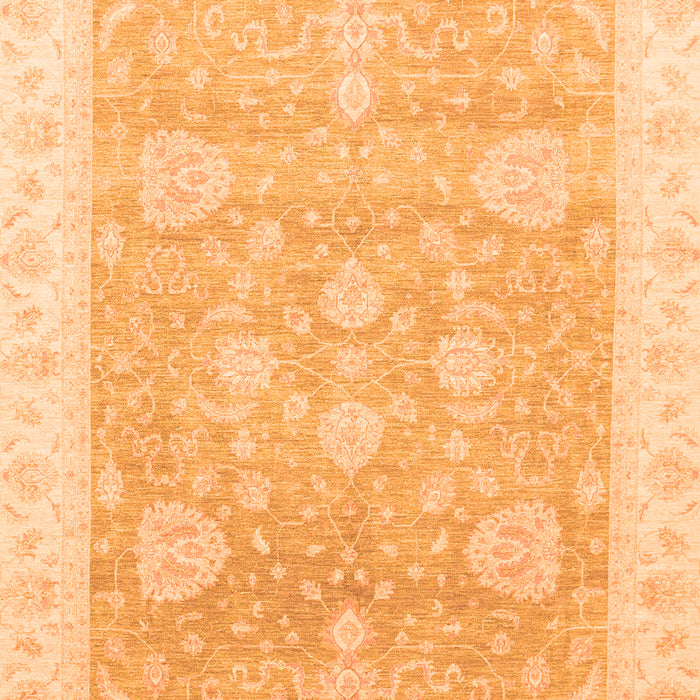 Oriental Orange Traditional Rug, abs3663org