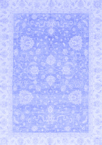 Oriental Blue Traditional Rug, abs3663blu