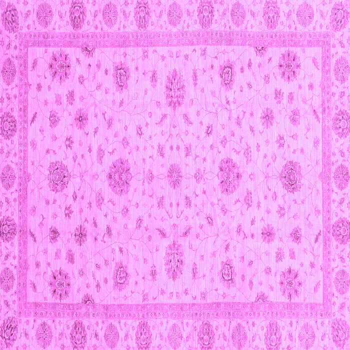 Square Oriental Purple Traditional Rug, abs3664pur
