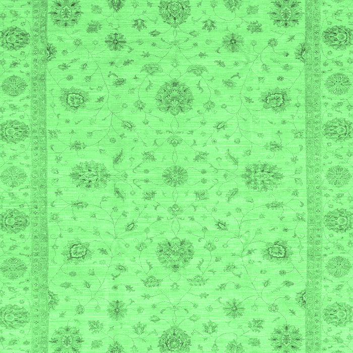 Oriental Emerald Green Traditional Rug, abs3664emgrn