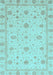 Oriental Light Blue Traditional Rug, abs3664lblu