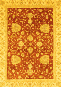 Oriental Yellow Traditional Rug, abs3665yw