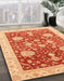 Machine Washable Abstract Scarlet Red Rug in a Family Room, wshabs3665