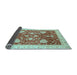 Sideview of Oriental Light Blue Traditional Rug, abs3665lblu