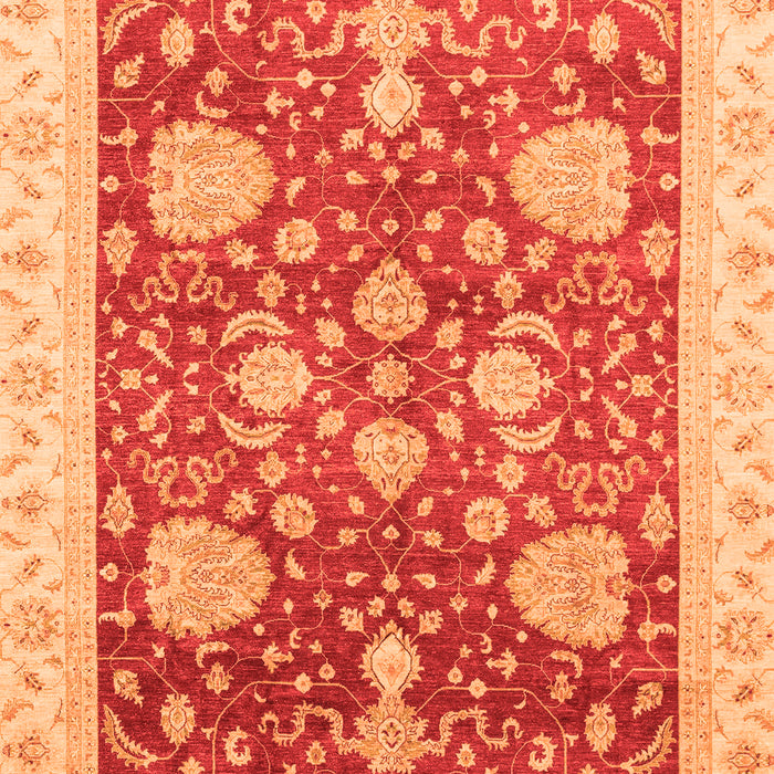 Oriental Orange Traditional Rug, abs3665org