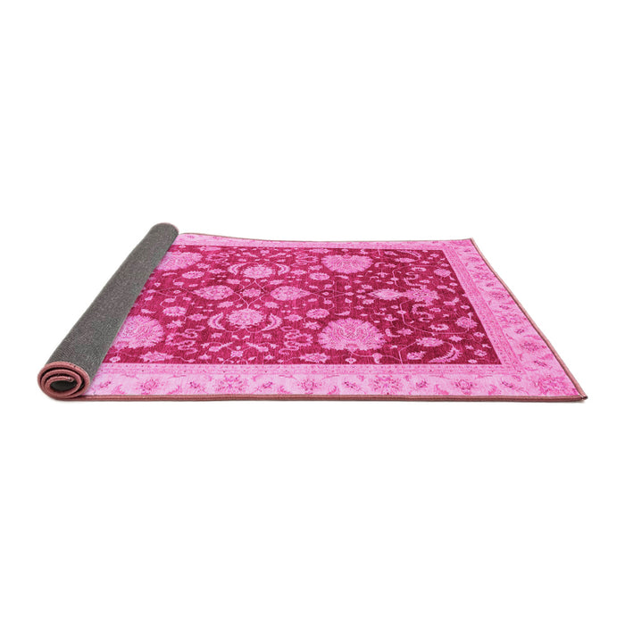 Sideview of Oriental Pink Traditional Rug, abs3665pnk