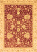 Oriental Brown Traditional Rug, abs3665brn