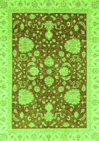 Oriental Green Traditional Rug, abs3665grn