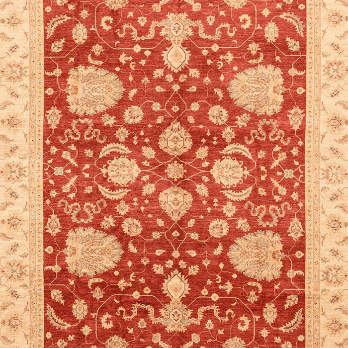Machine Washable Abstract Scarlet Red Rug, wshabs3665