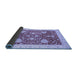 Sideview of Oriental Blue Traditional Rug, abs3665blu