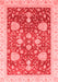 Oriental Red Traditional Area Rugs