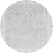 Round Oriental Gray Traditional Rug, abs3666gry