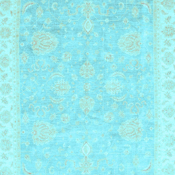 Oriental Light Blue Traditional Rug, abs3666lblu