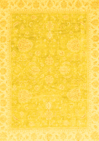 Oriental Yellow Traditional Rug, abs3666yw