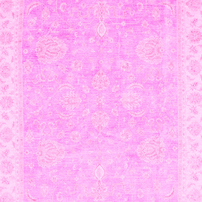 Machine Washable Oriental Pink Traditional Rug, wshabs3666pnk