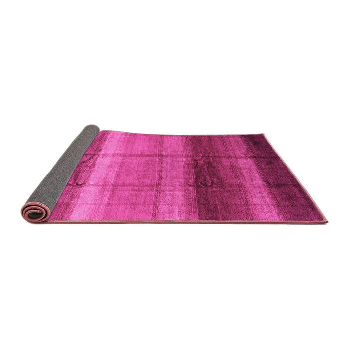 Sideview of Abstract Pink Modern Rug, abs3667pnk