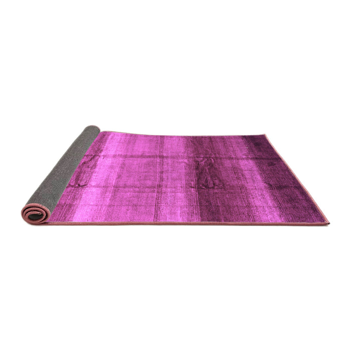 Sideview of Abstract Purple Modern Rug, abs3667pur