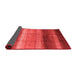 Abstract Red Modern Area Rugs