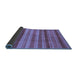 Sideview of Abstract Blue Modern Rug, abs3668blu