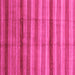 Square Abstract Pink Modern Rug, abs3668pnk