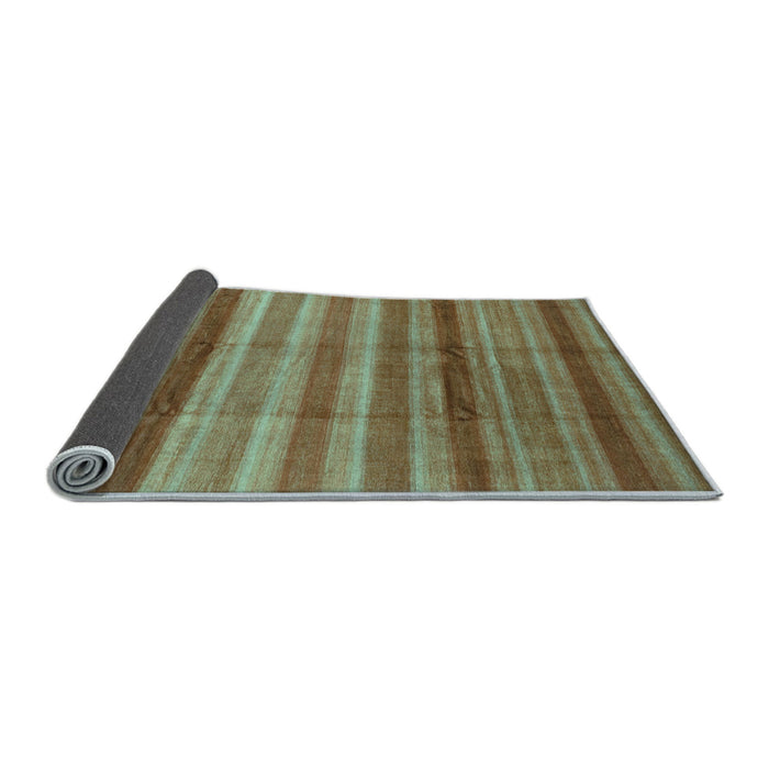 Sideview of Abstract Light Blue Modern Rug, abs3668lblu
