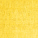 Square Oriental Yellow Traditional Rug, abs3669yw