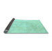 Sideview of Oriental Light Blue Traditional Rug, abs3669lblu