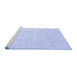 Sideview of Machine Washable Oriental Blue Traditional Rug, wshabs3669blu