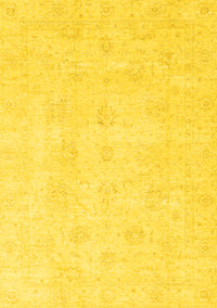 Oriental Yellow Traditional Rug, abs3669yw