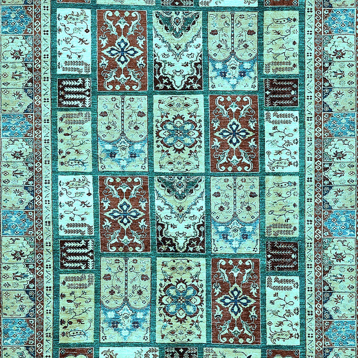 Abstract Light Blue Modern Rug, abs366lblu