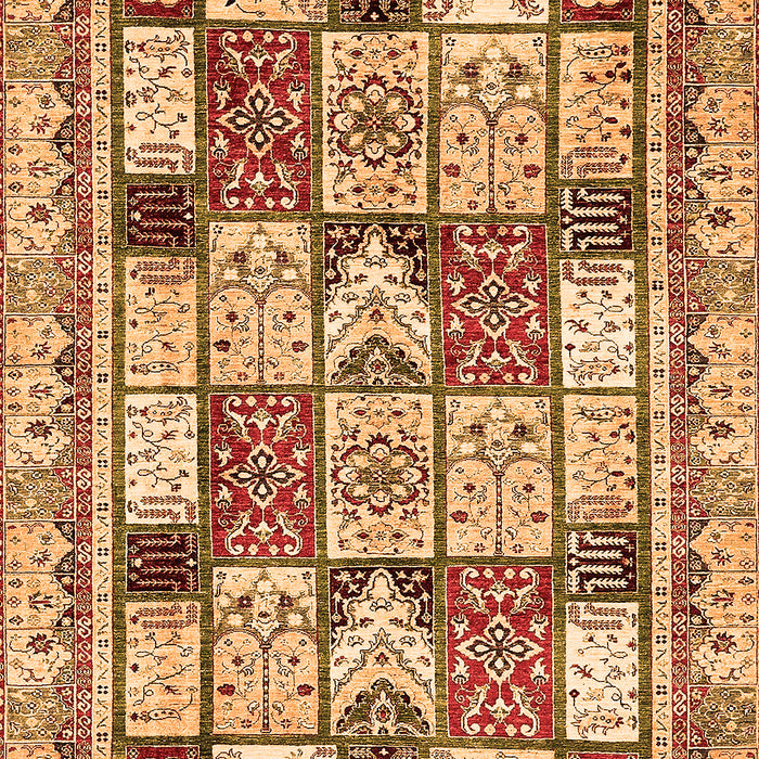 Abstract Orange Modern Rug, abs366org