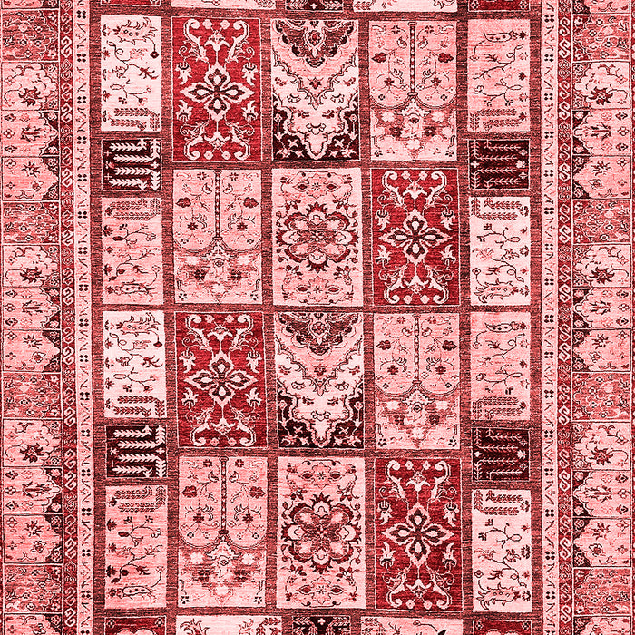 Machine Washable Abstract Red Modern Rug, wshabs366red