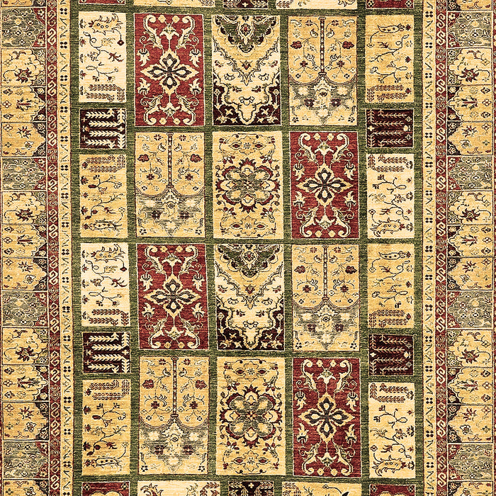 Machine Washable Abstract Brown Modern Rug, wshabs366brn