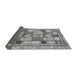 Sideview of Abstract Gray Modern Rug, abs366gry